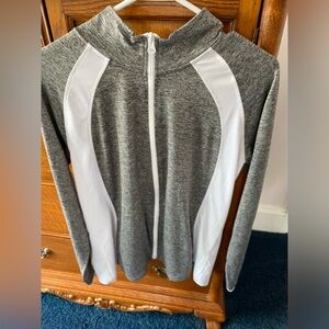 Light weight zip up sports shirt.